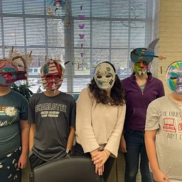 Afterschool Art Classes/Middle Grades: Mask Making (Session 2)