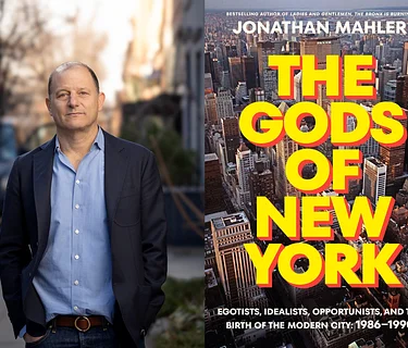 The Gods of New York: Johnathan Mahler on Egotists, Idealists, Opportunists and the Birth of the Modern City, 1986-1990, in conversation with Sarah LaDuke