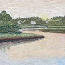 PAINTED ART QUILT