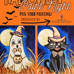 Painting Workshop With Wine & Design - Howell