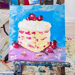 Sweet Strokes: Painting Desserts in Impasto