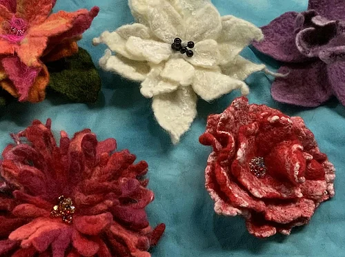 Wet Felted Flowers – Wednesday, May 6th, 6:00 -8:00pm