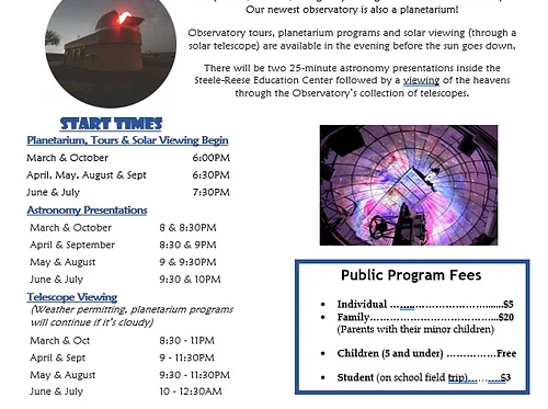 Observatory Program @Bruneau Dunes