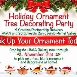 Holiday Ornament Tree Decorating Party