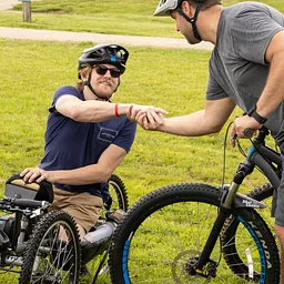 Adaptive Mountain Bike Ride: Mt. Airy Forest Skills Course