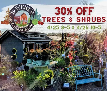 30% off Tree & Shrub Sale