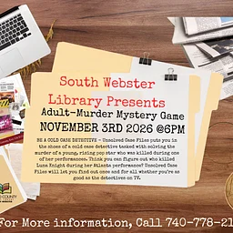 Adult-Murder Mystery Game. BE A COLD CASE DETECTIVE