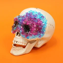 Sparkly Geode Skulls