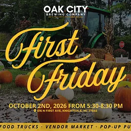 First Friday w/ pop-up pumpkin patch