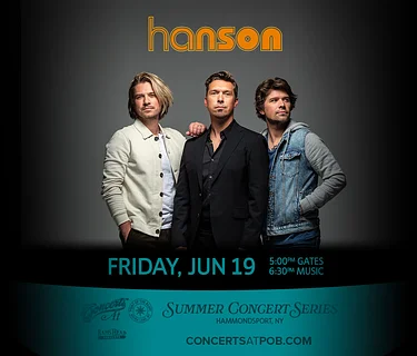 Hanson at Concerts at Point of the Bluff