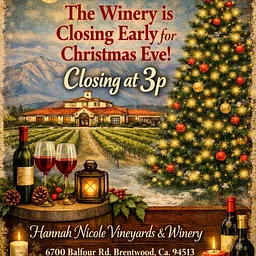 December 24th, 2026🎄🍷 Christmas Eve at Hannah Nicole Vineyards & Winery 🍷🎄