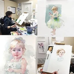 Watercolor Impressions – Painting the Magic of Children with Janet Rogers