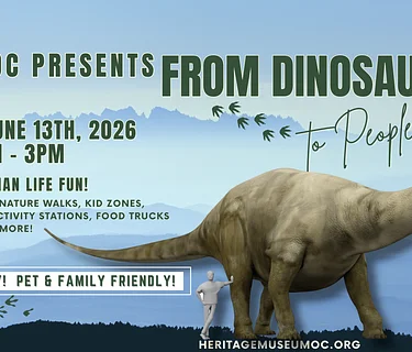HMOC’s From Dinosaurs to People 2026