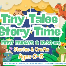 Tiny Tales Story Time (Ages 0-5)