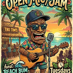 Tuesday Tunes Open Mic W/ Beach Bum Barry!