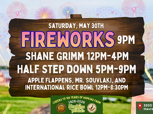 Hopkins Farm Centennial Anniversary Fireworks