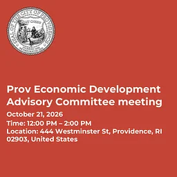 Prov Economic Development Advisory Committee meeting