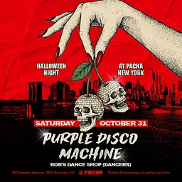Purple Disco Machine 31 Oct 2026