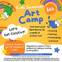 **FULL** Summer Art Camp for Grades 5-8 with Beth Burns