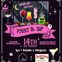 Drink Up Witches Paint and Sip at Guadalajara Mexican Grill
