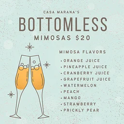 BOTTOMLESS MIMOSAS!!