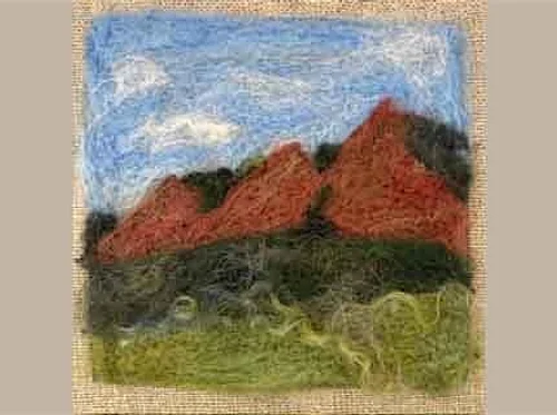 INTRO NEEDLE FELT 2D LANDSCAPE: Saturday, Sept. 26th, 10:30-1:00pm