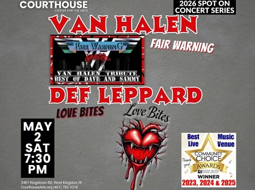 Van Halen / Def Leppard — Fair Warning / Love Bites 5/2/26 SAT 7:30PM