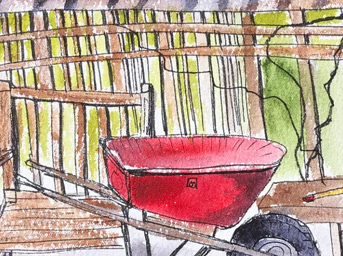 Easy Sketching with Eileen: Zellerbach Garden