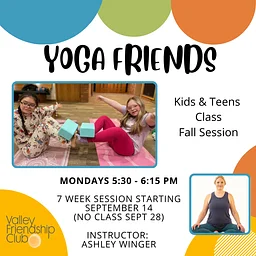 5:30 pm Kids & Teens Yoga Friends – Fall