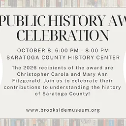 Saratoga County Public History Awards 2026