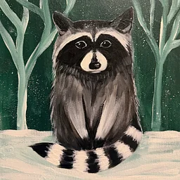 Kids Raccoon Paint Night