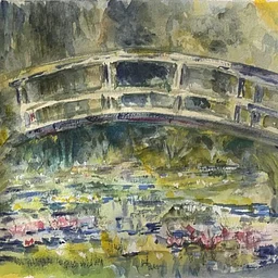 Watercolor in the Style of Monet