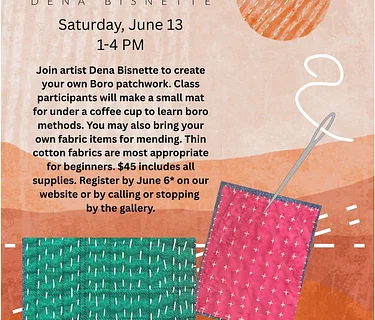 Boro Embroidery with Dena Bisnette