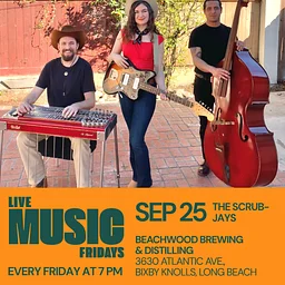 FRIDAYS: LIVE MUSIC AT BEACHWOOD DISTILLING 🍹 BIXBY KNOLLS LONG BEACH