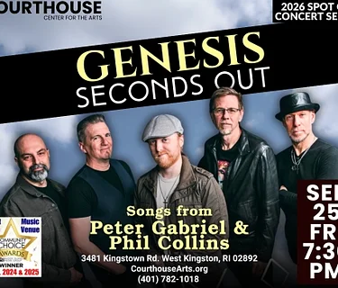 Genesis – Seconds Out 9/25/26 FRI 7:30pm