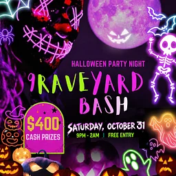 💀⚡ gRAVEyard Bash Halloween Party Night ⚡💀