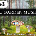 Adult Craft: Mosaic Garden Mushroom