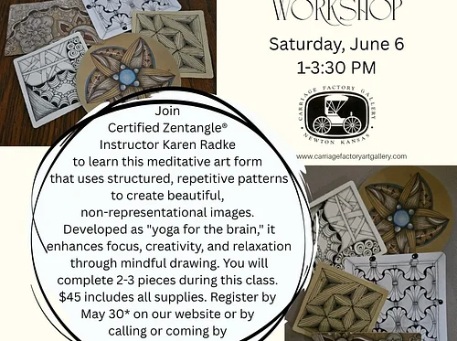 Zentangle® Workshop with Karen Radke