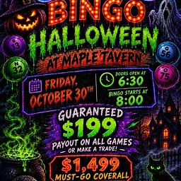 Halloween Cosmic Bingo
