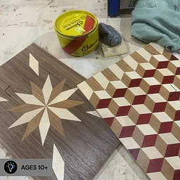 Parquetry: Geometric Patterns with Wood Veneer, Part 2