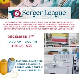 CLS-SERGERLEAGUE: TQ Serger League (December 2)