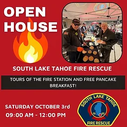South Lake Tahoe Fire Rescue (SLTFR) Pancake Breakfast and Open House