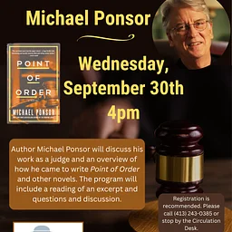 Author Talk with Michael Ponsor