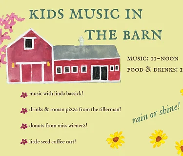 kids music & pizza in the barn!