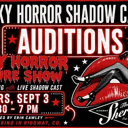 Auditions, Take 2: Rocky Horror Picture Show Live Shadow Cast Edition (Show in Oct.)