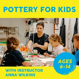 Wednesdays 9/30-10/14, 4-5:30pm, 3 weeks: Pottery for Kids Ages 6-14
