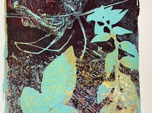 Judy Milsaps & Gina Stark - (Workshop) Gel Monoprint