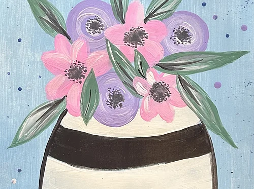 Sip and Paint: May Flowers