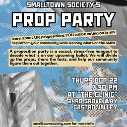 Smalltown Society’s Proposition Party