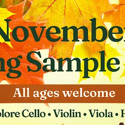 November Sample String Music Class